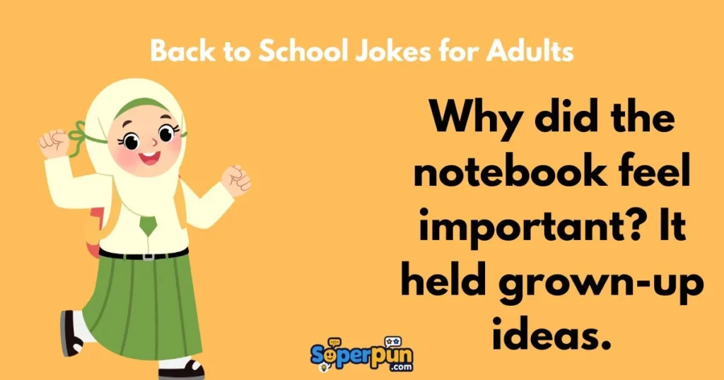 Back To School Jokes For Adults