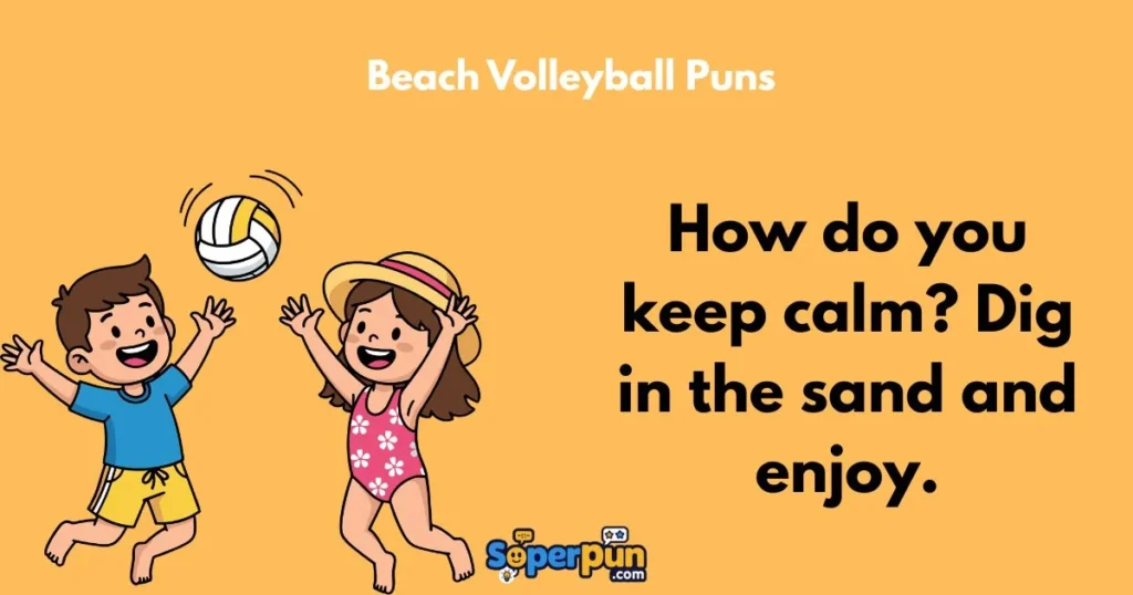 Beach Volleyball Puns