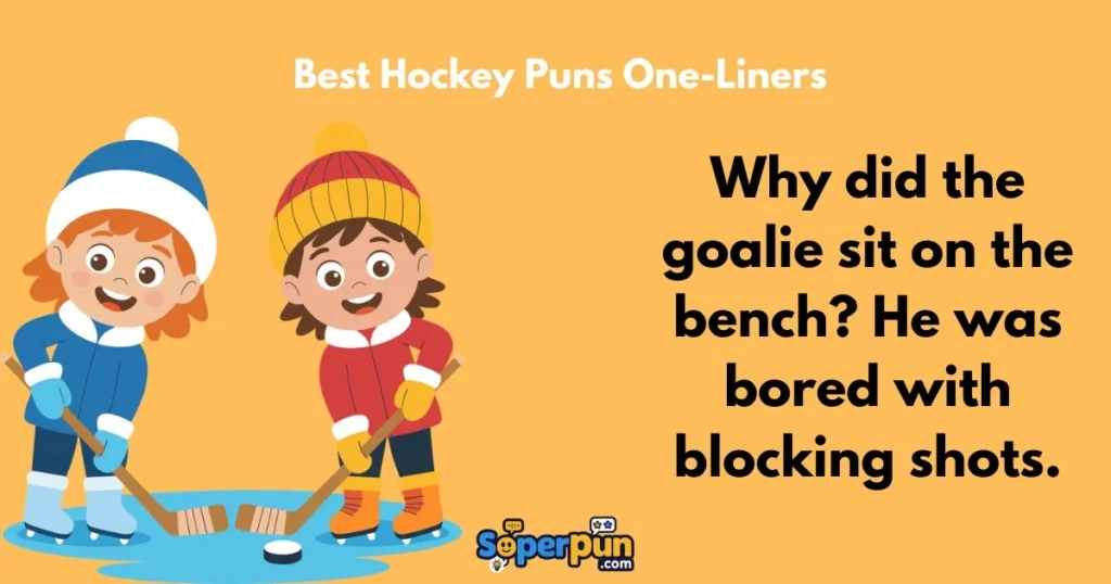 Best Hockey Puns One Liners