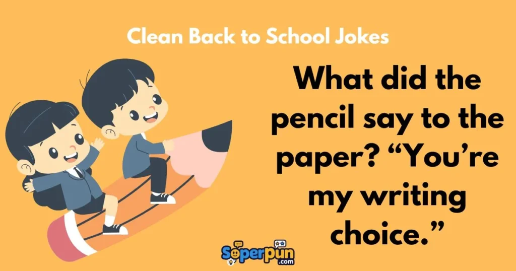 Clean Back To School Jokes