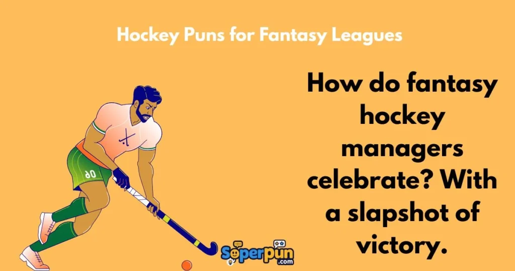 Hockey Puns For Fantasy Leagues