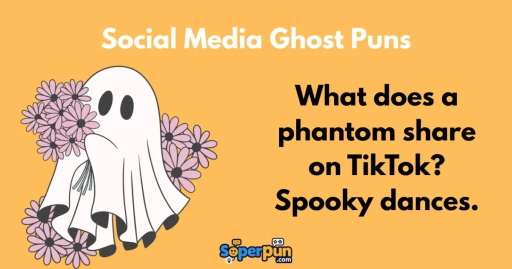 Social Media Ghost Puns