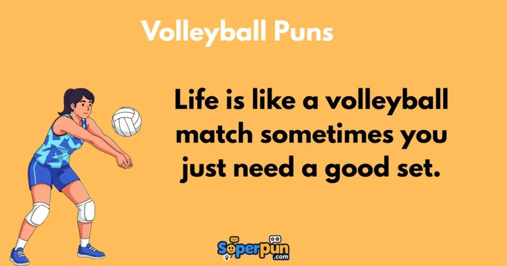 Volleyball Puns