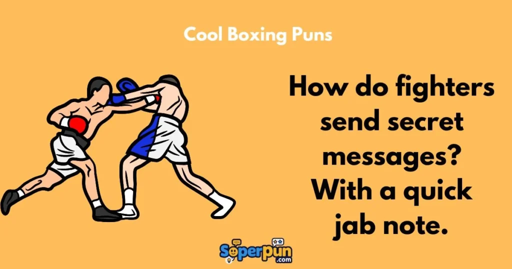 Cool Boxing Puns
