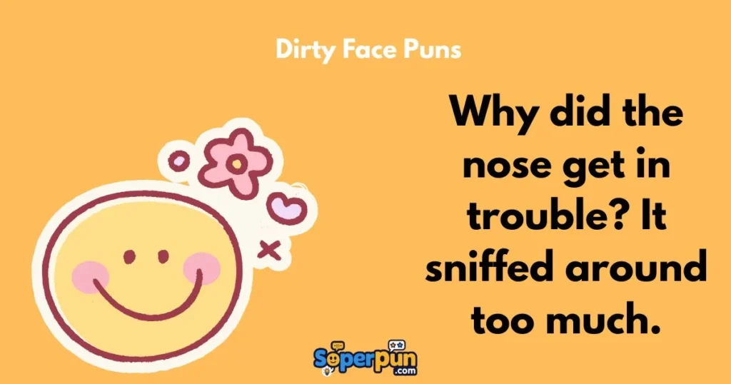 Dirty Face Puns