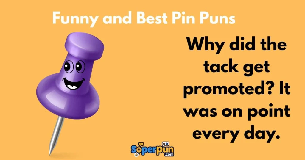 Funny And Best Pin Puns