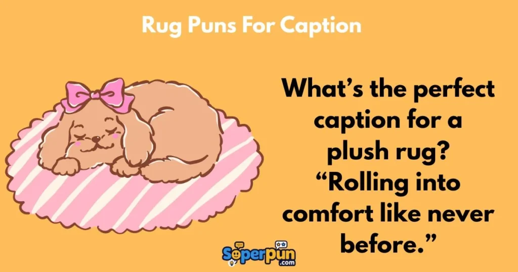 Rug Puns For Caption