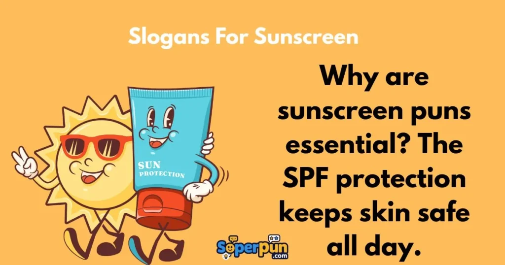 Slogans For Sunscreen