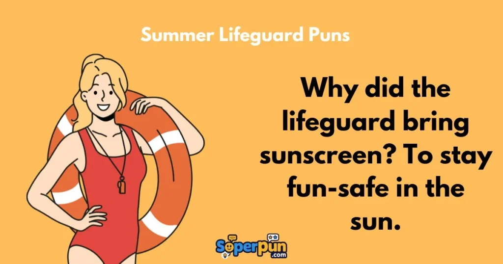 Summer Lifeguard Puns