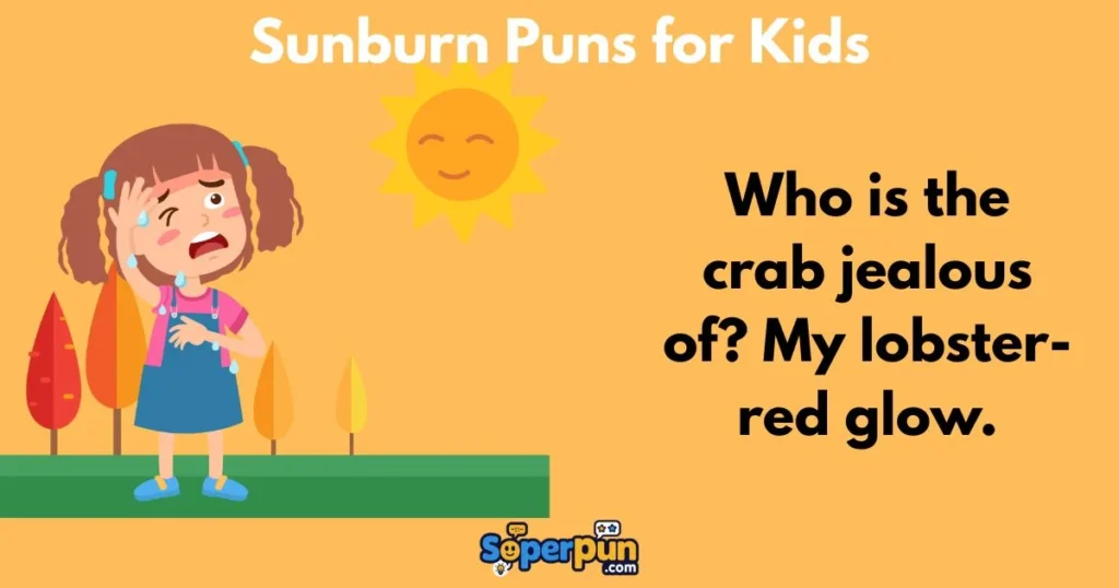 Sunburn Puns For Kids