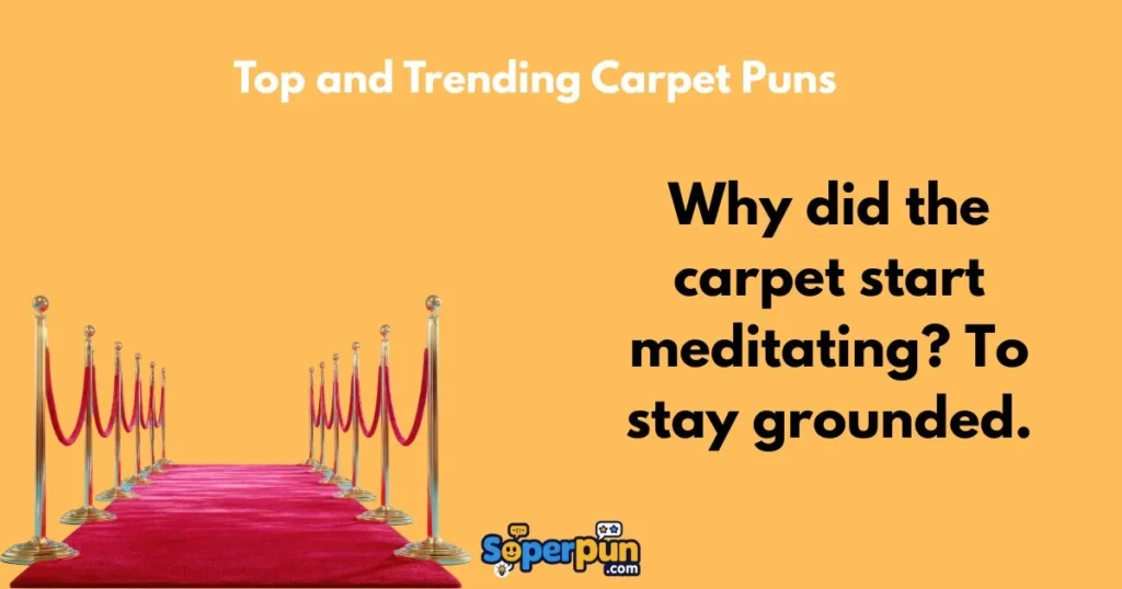 Top And Trending Carpet Puns 2