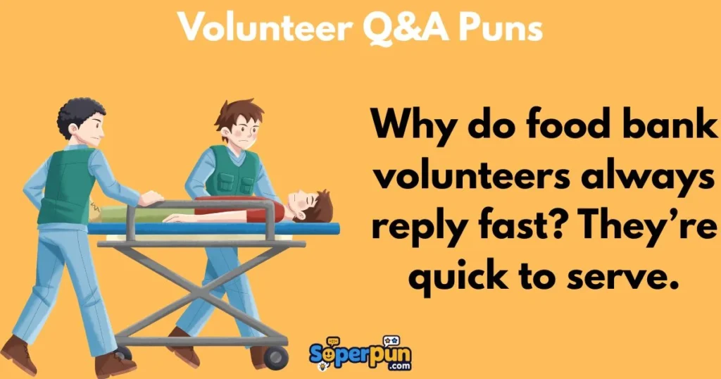 Volunteer Qanda Puns