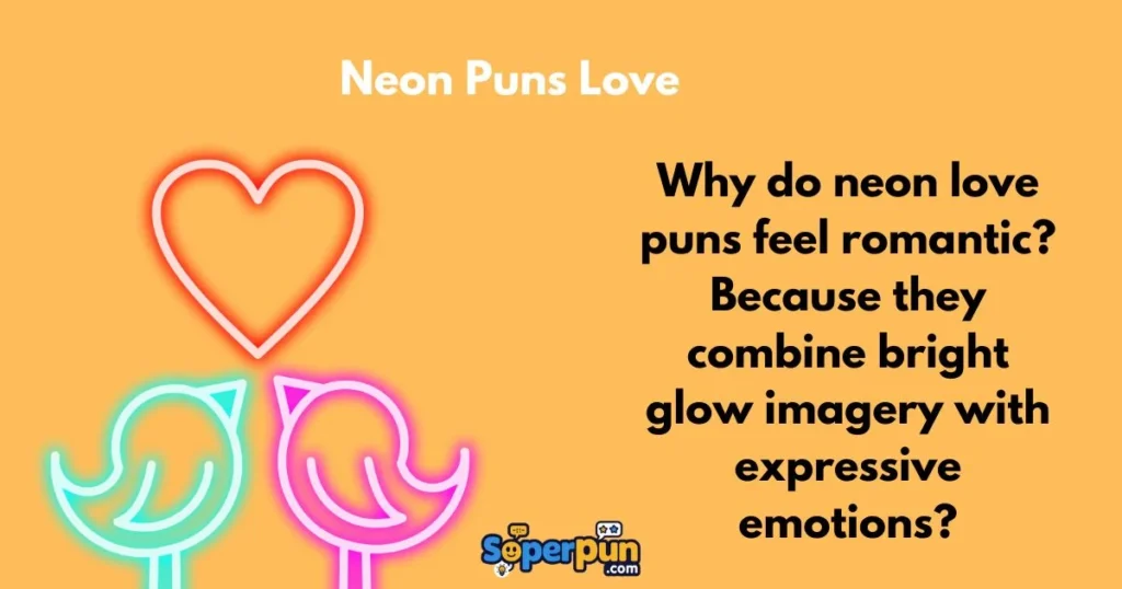 Neon Puns Love