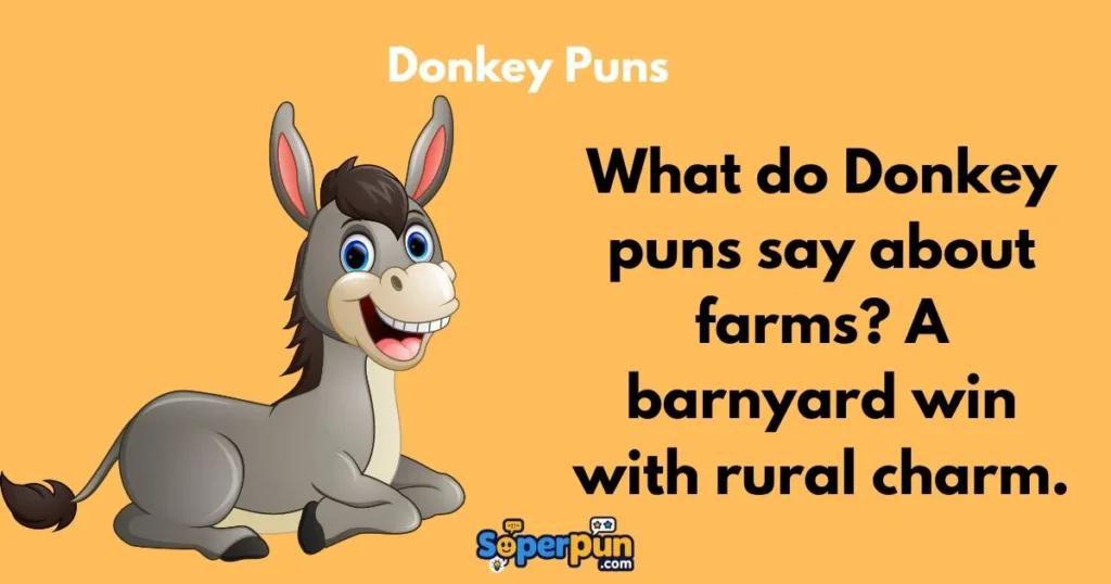 Donkey Puns